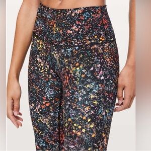 Lululemon Align Black Mulit Printed Leggings